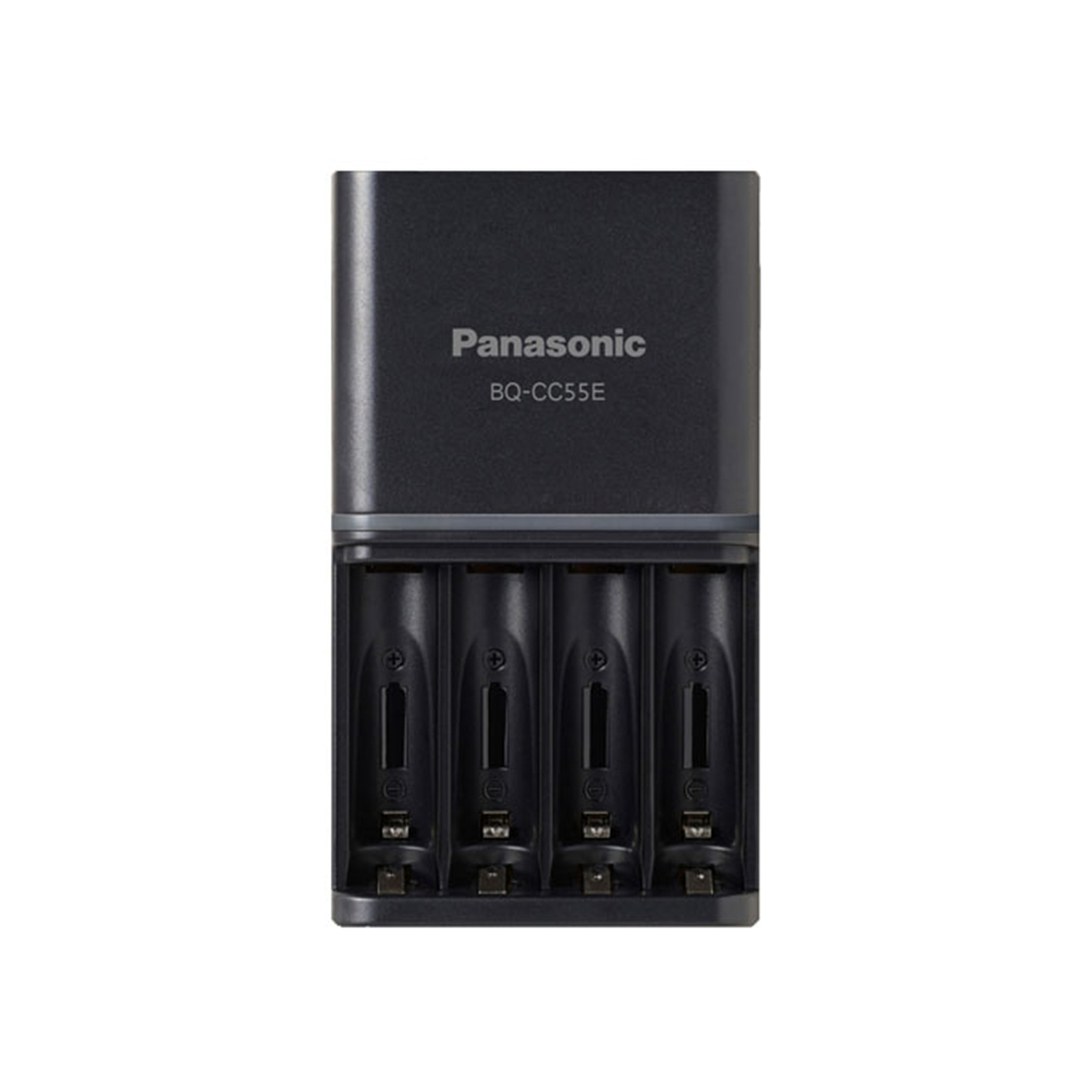 Panasonic Eneloop Rechargeable AA 4 pcs  2450mAh Quick Pro Charger Kit 2hrs. (up to 2500mAh)